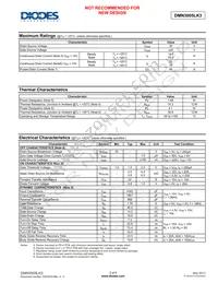 DMN3005LK3-13 Datasheet Page 2