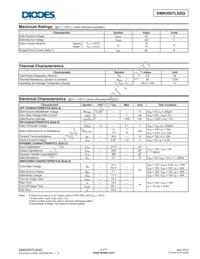 DMN3007LSSQ-13 Datasheet Page 2