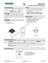 DMN3010LK3-13 Datasheet Cover
