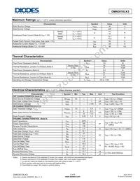 DMN3010LK3-13 Datasheet Page 2