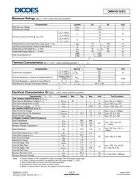 DMN3012LEG-7 Datasheet Page 2