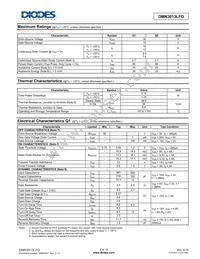 DMN3013LFG-7 Datasheet Page 2
