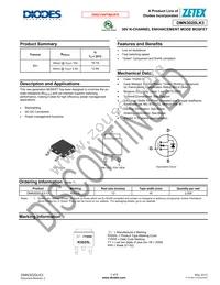 DMN3020LK3-13 Datasheet Cover