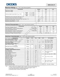 DMN3020UTS-13 Datasheet Page 2