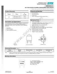 DMN3024LK3-13 Datasheet Cover