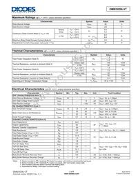 DMN3026LVT-7 Datasheet Page 2