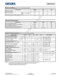 DMN3030LSS-13 Datasheet Page 2