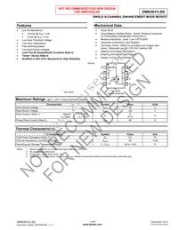 DMN3031LSS-13 Datasheet Cover