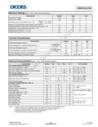 DMN3032LFDB-13 Datasheet Page 2