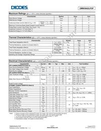 DMN3042LFDF-13 Datasheet Page 2