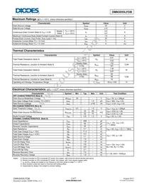 DMN3055LFDB-7 Datasheet Page 2