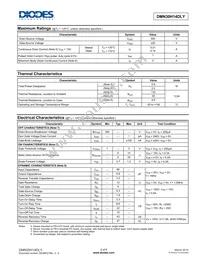 DMN30H14DLY-13 Datasheet Page 2