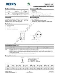 DMN3110LCP3-7 Datasheet Cover