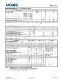 DMN3110S-7 Datasheet Page 2