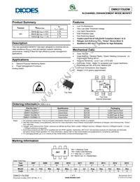 DMN3115UDM-7 Datasheet Cover