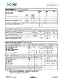 DMN3135LVT-7 Datasheet Page 2