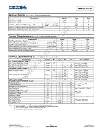 DMN32D4SDW-13 Datasheet Page 2