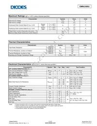 DMN3300U-7 Datasheet Page 2