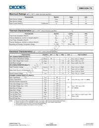 DMN33D8LTQ-7 Datasheet Page 2