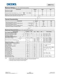 DMN3731U-7 Datasheet Page 2