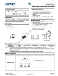 DMN3731UFB4-7B Datasheet Cover