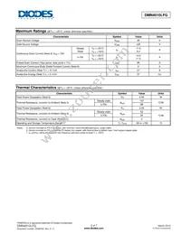 DMN4010LFG-13 Datasheet Page 2