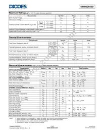 DMN4026SSDQ-13 Datasheet Page 2
