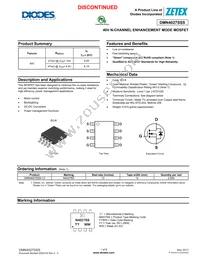 DMN4027SSS-13 Datasheet Cover