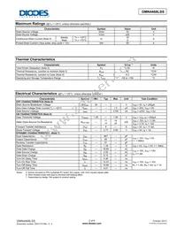 DMN4468LSS-13 Datasheet Page 2