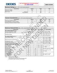 DMN5L06DWK-7-01 Datasheet Page 2
