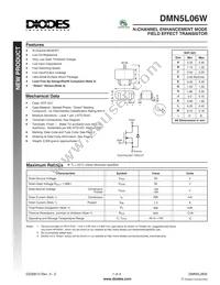 DMN5L06W-7 Datasheet Cover