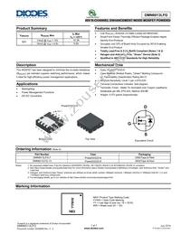 DMN6013LFG-13 Datasheet Cover