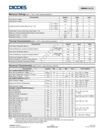 DMN6013LFG-13 Datasheet Page 2