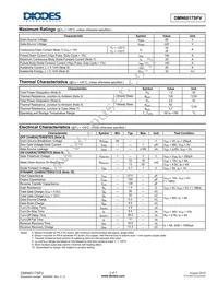 DMN6017SFV-7 Datasheet Page 2