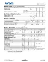 DMN6017SK3-13 Datasheet Page 2