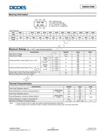 DMN601DMK-7 Datasheet Page 2