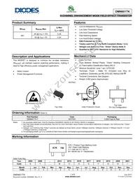 DMN601TK-7 Datasheet Cover