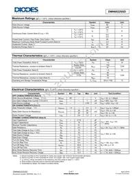 DMN6022SSD-13 Datasheet Page 2