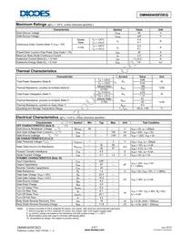 DMN6040SFDEQ-7 Datasheet Page 2