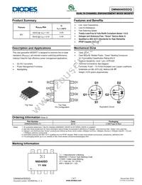 DMN6040SSDQ-13 Datasheet Cover