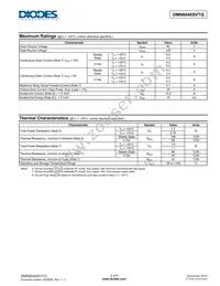 DMN6040SVTQ-13 Datasheet Page 2
