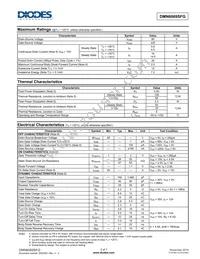 DMN6069SFG-13 Datasheet Page 2