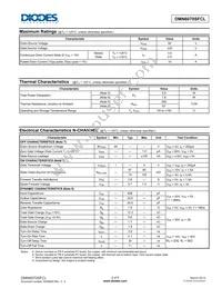 DMN6070SFCL-7 Datasheet Page 2