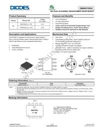 DMN6070SSD-13 Datasheet Cover