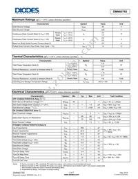 DMN6075S-13 Datasheet Page 2