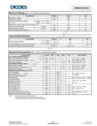 DMN60H4D5SK3-13 Datasheet Page 2