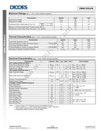 DMN61D9UDW-13 Datasheet Page 2