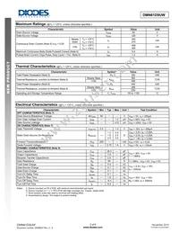 DMN61D9UW-13 Datasheet Page 2