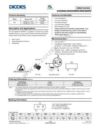 DMN61D9UWQ-7 Datasheet Cover