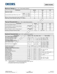 DMN61D9UWQ-7 Datasheet Page 2